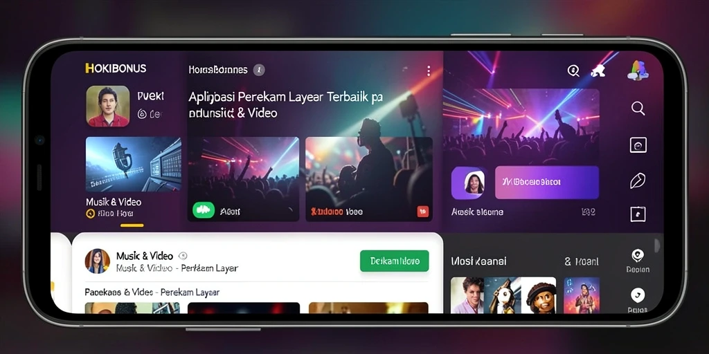 Tampilan antarmuka HOKIBONUS untuk perekaman layar yang praktis.