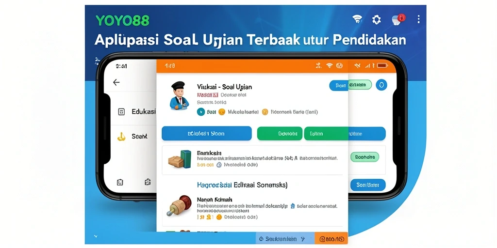 Tampilan antarmuka aplikasi SOAL UJIAN YOYO88 yang menarik dan fungsional.