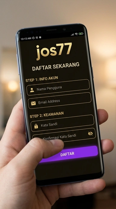 Daftar Akun Baru jos77 untuk Pengguna Android